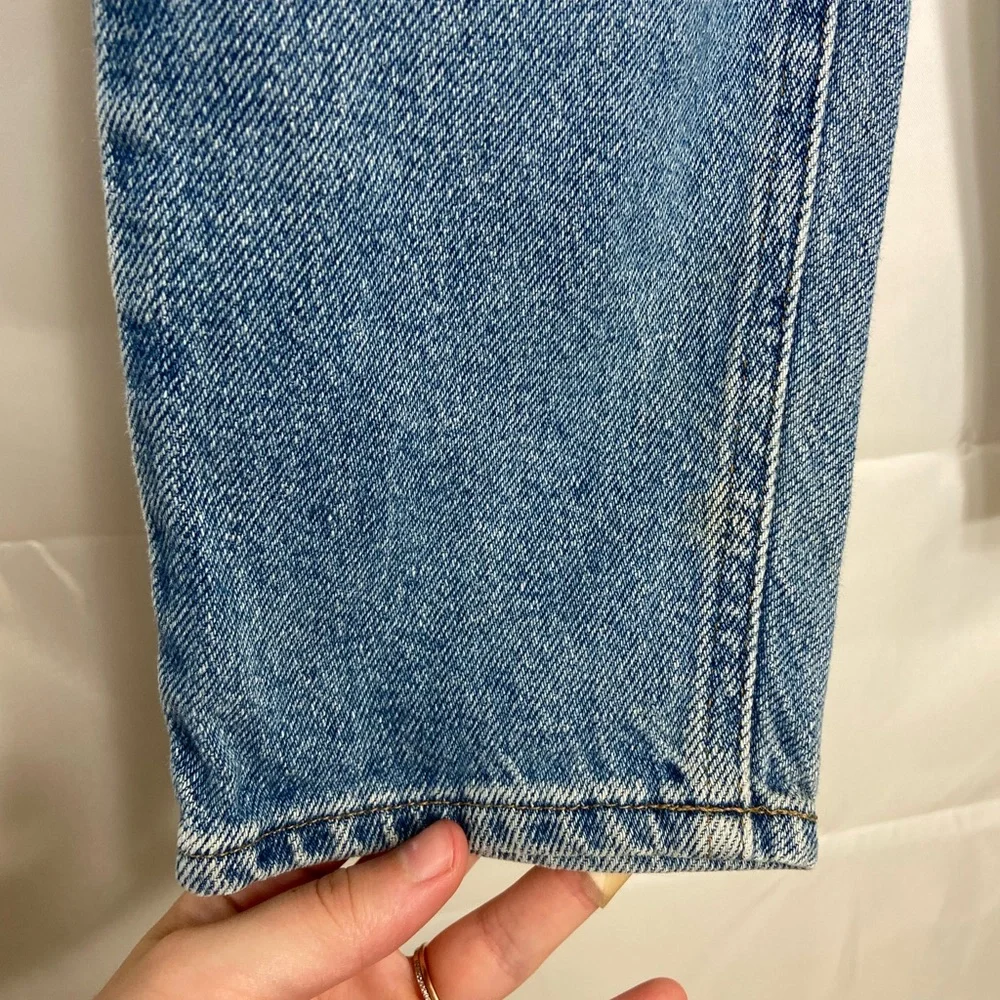 Vintage Oshkosh boy’s light wash blue denim 100% cotton jeans elastic straight 6